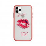 Wholesale Slim Matte Design Hybrid Case for iPhone 11 6.1 (Kiss Lip)